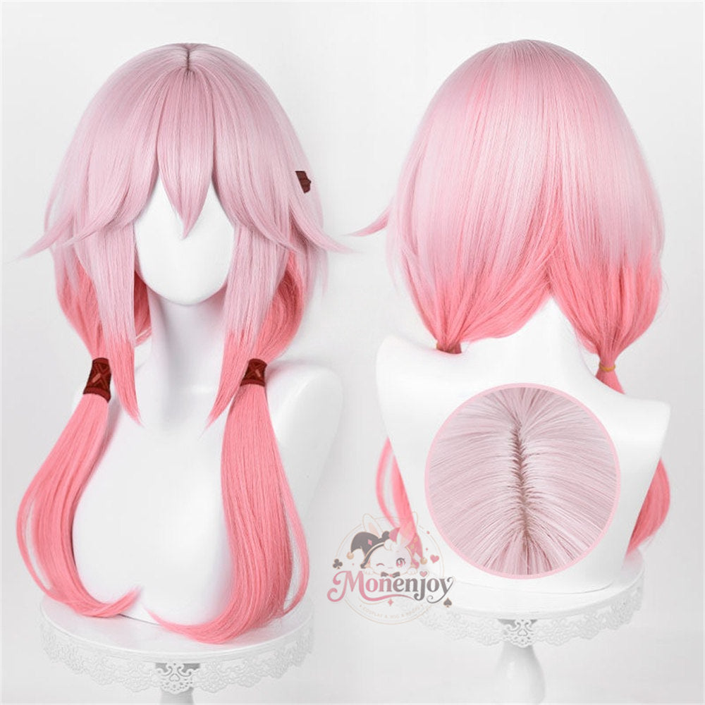 Monenjoy　ギルティクラウン 楪 いのり　桜満 集　ウィッグ　鬘　GUILTY CROWN 　カツラ　耐熱ウィッグ　イベント舞台対応 MONENJOY