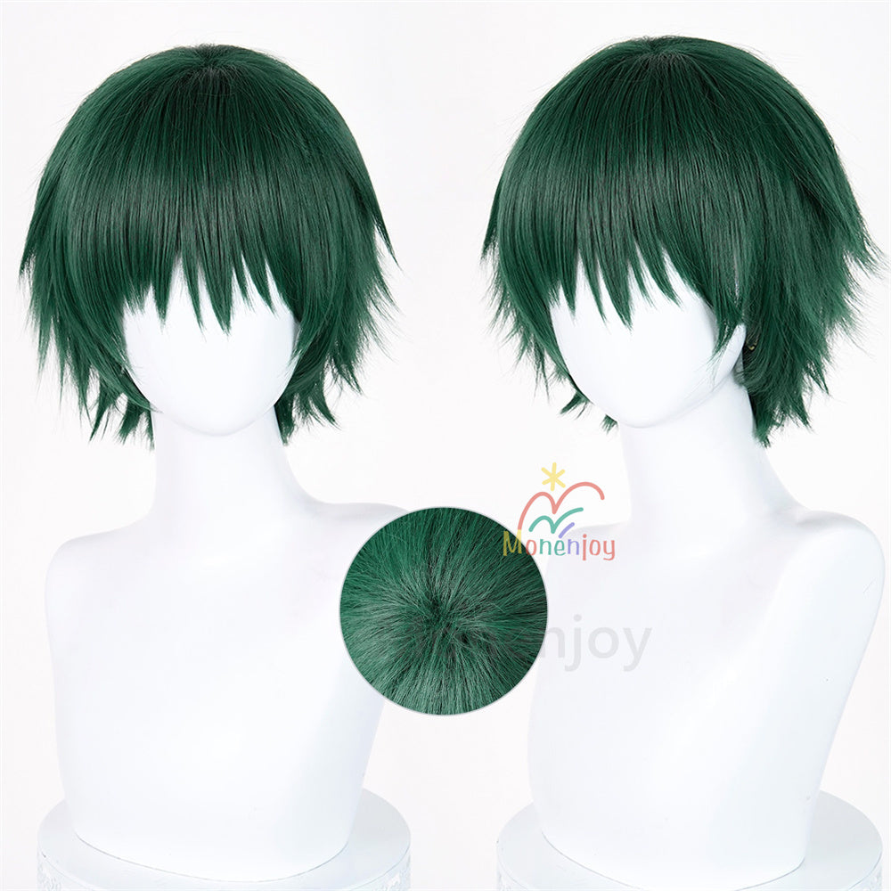 Monenjoy　呪術廻戦　死滅回游　星綺羅羅　ウィッグ　45cm　鬘　ほし きらら　コスプレ道具　自然感　Jujutsu Kaisen　耐熱ウィッグ MONENJOY