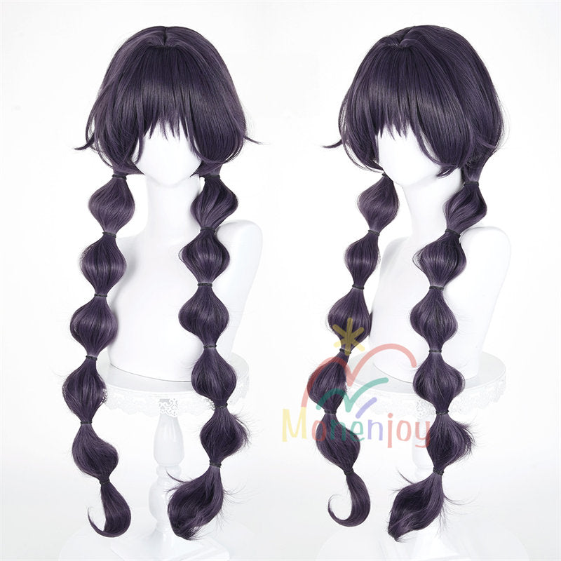 Monenjoy　薫る花は凛と咲く　和栗 薫子　ウィッグ　鬘　ロング　カール　ウェーブ　自然なボリューム感 コスプレ道具　わぐり かおるこ　仮装　クリスマス　