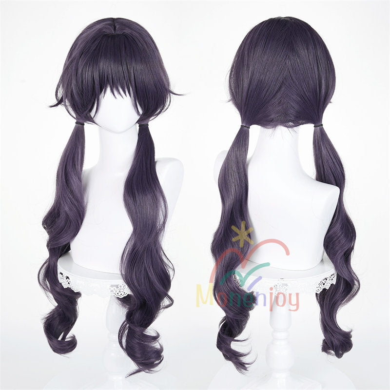 Monenjoy　薫る花は凛と咲く　和栗 薫子　ウィッグ　鬘　ロング　カール　ウェーブ　自然なボリューム感 コスプレ道具　わぐり かおるこ　仮装　クリスマス　
