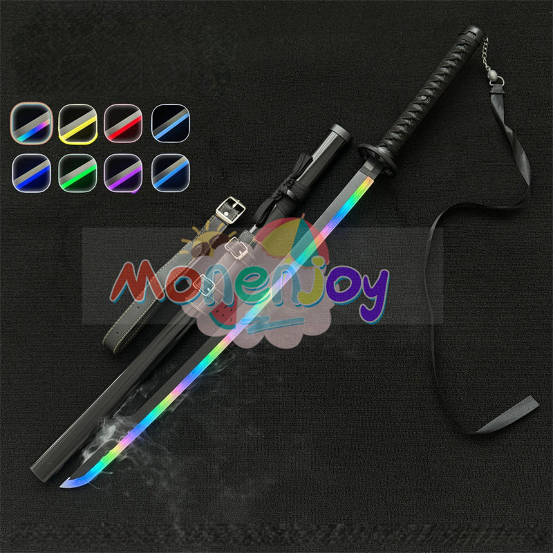 Monenjoy 漫画『BLEACH』 斬魄刀 朽木ルキア 100cm 袖白雪  光る刃 8色カラーチェンジ 　コスプレ道具　武器モデル　おもちゃ