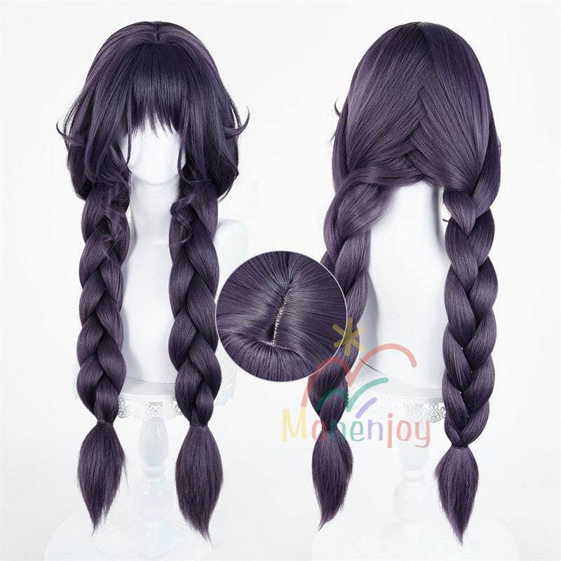 Monenjoy　薫る花は凛と咲く　和栗 薫子　ウィッグ　鬘　ロング　カール　ウェーブ　自然なボリューム感 コスプレ道具　わぐり かおるこ　仮装　クリスマス　