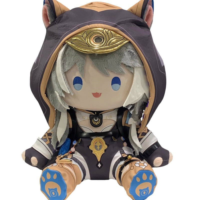 Monenjoy 崩壊スターレイル サフェル 綿人形 40cm　ぬいぐるみ　（座り姿勢タイプ） 同人ハンドメイドドール【予約販売・ロット別発送】 中国輸入品