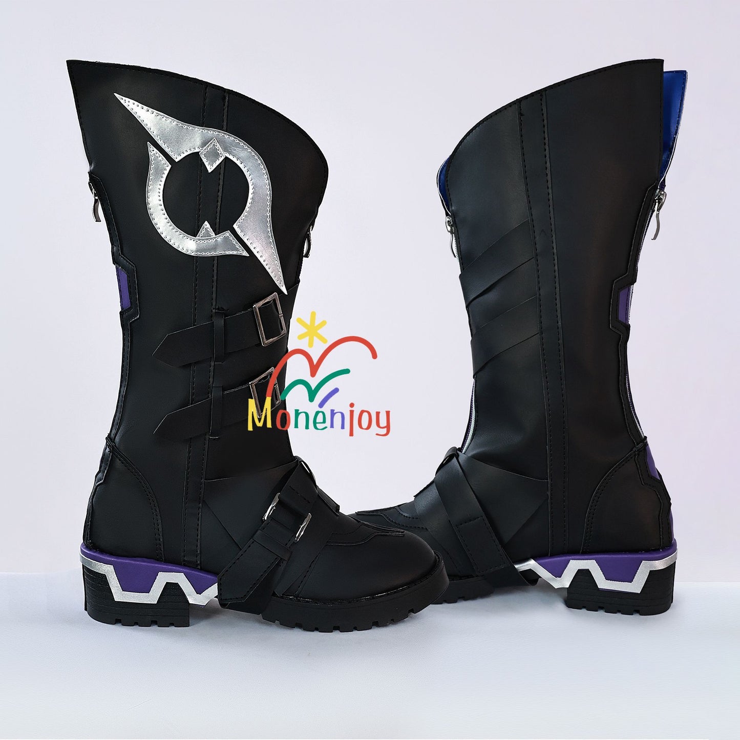 Monenjoy　 原神　オロルン　蝠翼の眼 オロルンの衣装　 Ororon 神の目 雷　3d樹脂アクセサリー＋タトゥーシール贈り　コスプレ衣装 - Monenjoy