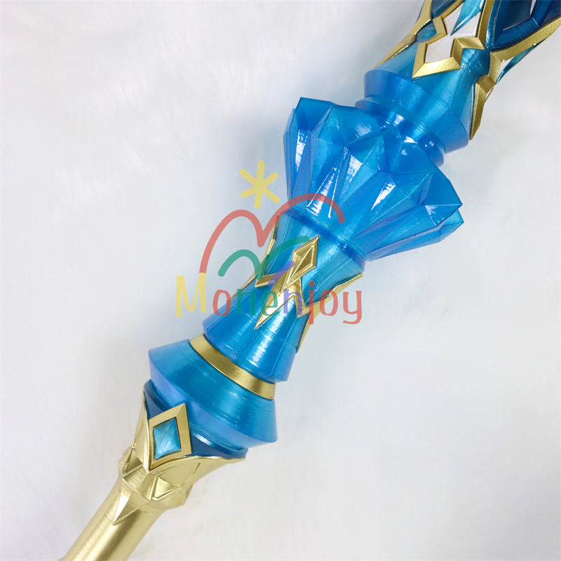 Monenjoy　崩壊スターレイル 　ケリュドラ　コスプレ道具　王冠　16.5cm　法杖　Cerydra　95cm　クイーンスタッフ オクヘイマ　女王の儀式杖  UVレジン製　炎冠 独裁官 女皇 総帥 カイザー