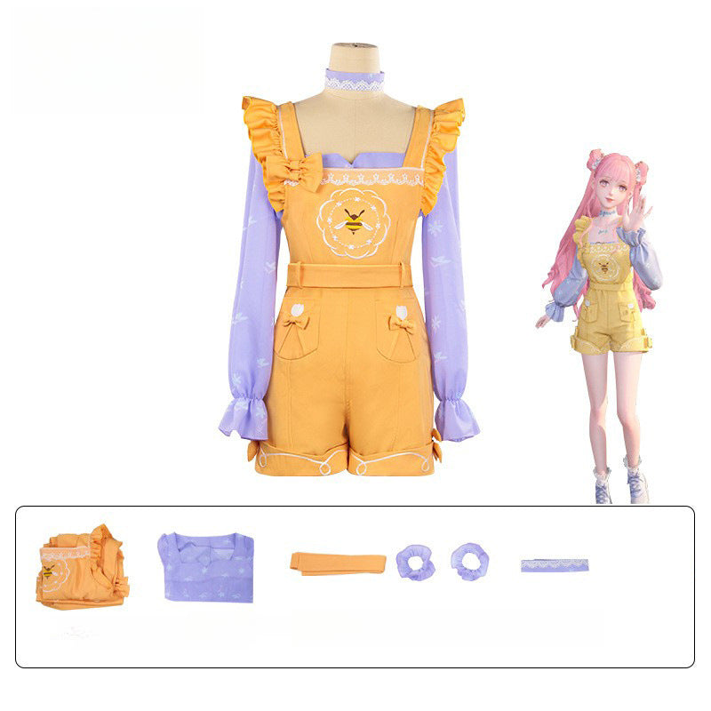 Monenjoy インフィニティニキ セット 陽だまりの午後 コスプレ衣装　ポカポカ陽気の計画  キュート　GS1314 - Monenjoy