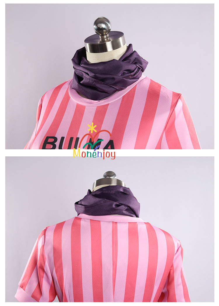 Monenjoy　ドラゴンボール　ブルマ　コスプレ衣装　ワンピース　イベントGS1354 - Monenjoy