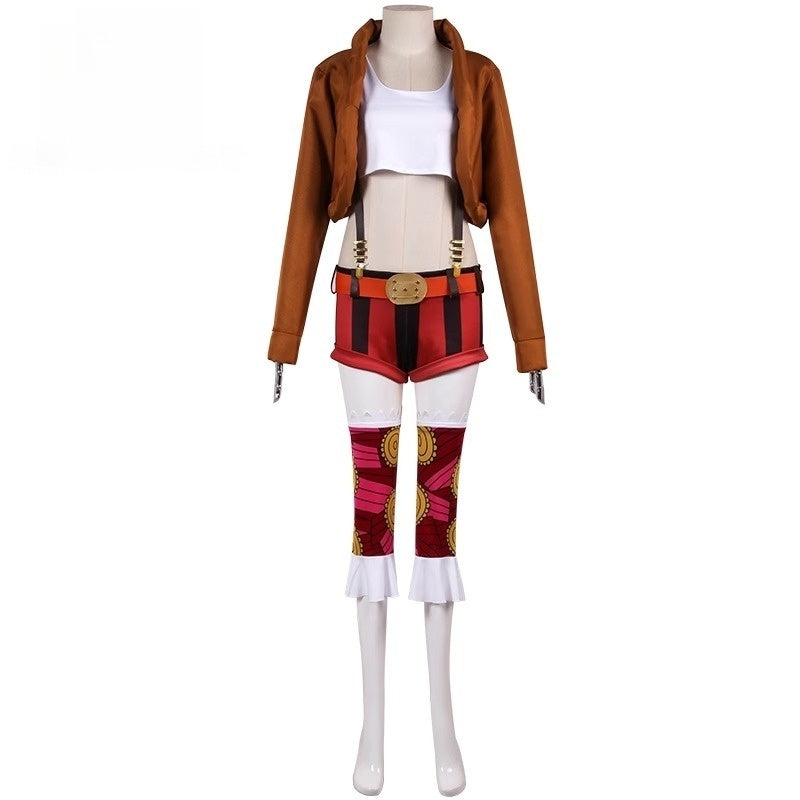 Monenjoy　ONE PIECE　ジュエリー･ボニー　 RED コスチューム　イベント　喰らい　仮装　おもちゃ　帽子付　元王下七武海　 - Monenjoy