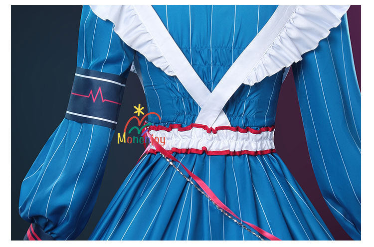 Monenjoy プロセカ 朝比奈まふゆ コスプレ衣装　feat.こぎみゅん　恒常服　ドレス　イベントGs1325 - Monenjoy