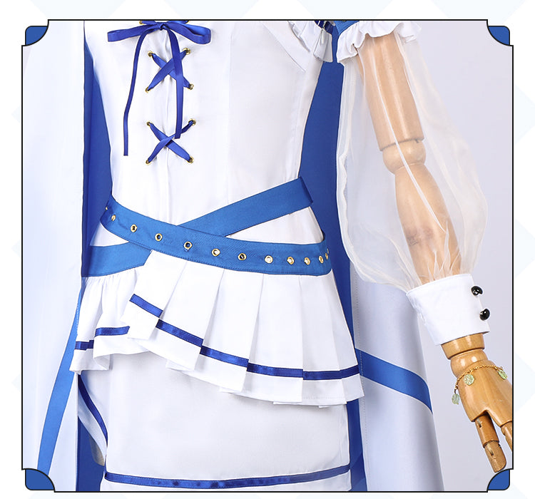 Monenjoy　前橋ウィッチーズ 　上泉 マイ　三俣 チョコ　青色　コスプレ衣装　黄色　ライブ服　舞台服　コスチューム　魔女　GS1903