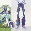 Monenjoy 原神　ラウマ　ウィッグ　コスプレ道具　カツラ　100cm　イベント　フリーサイズ 快適GSwig1014
