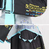 Monenjoy 初音ミク コスプレ衣装 グレー miku 公式コスチューム  ウィッグ付き 髪飾り ヘッドホン 合皮 レザー タトゥーシール 大人 歌姫 舞台服 コスチュームセット 可愛い おしゃれ