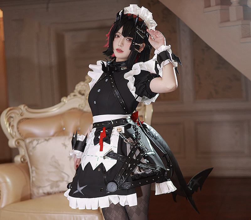 Monenjoy　ゼンゼロ　邪兎屋　JK服　エレン・ジョー　コスチューム　コスチューム　衣装　可愛い　女の子　ゼンゼロ/ZZZ　コスプレ　撮影衣装　コス　COS　演出　花火祭　ハロウィン　イベント　変装　学園祭 - Monenjoy