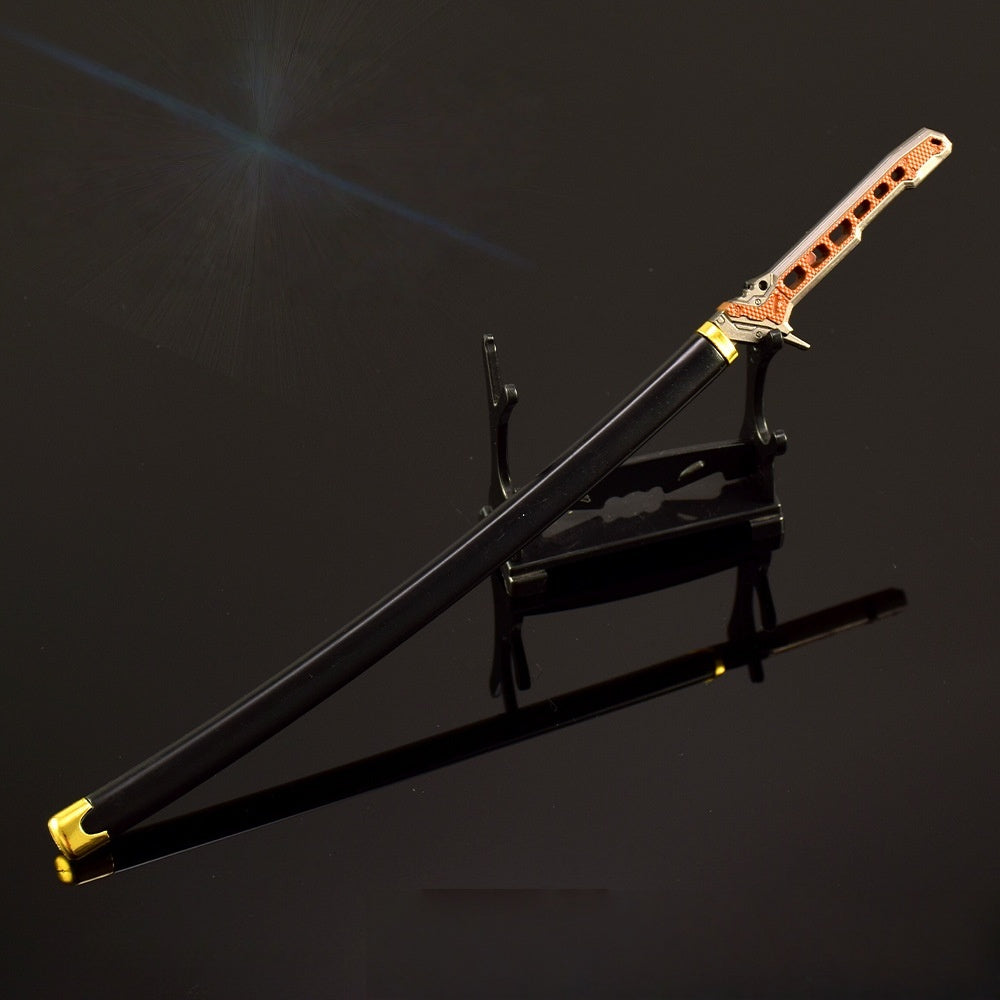 Monenjoy サイバーパンク2077 　武士　サムライ刀　26㎝　 アリーナブレイクアウト ミニチュア　武器モデル　アクセサリー　武器ファン