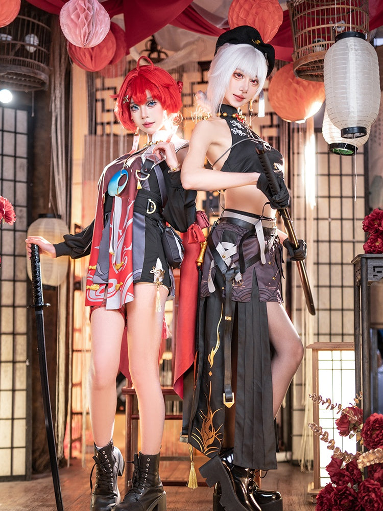 Monenjoy 鳴潮　散華 コスプレ衣装　さんか 　コスチュームGS1918