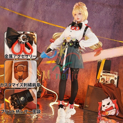 Monenjoy ゼンレスゾーンゼロ　アリス コスプレ衣装　コスチューム　ハロウィン　タイムフィールド怪啖屋 　イベント　