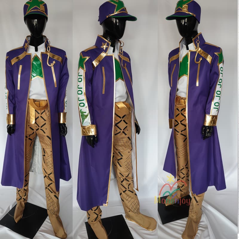 Monenjoy ジョジョの奇妙な冒険　空条承太郎　コスプレ衣装　帽子付　空条徐倫　コスプレ衣装　コスチューム　イベント
