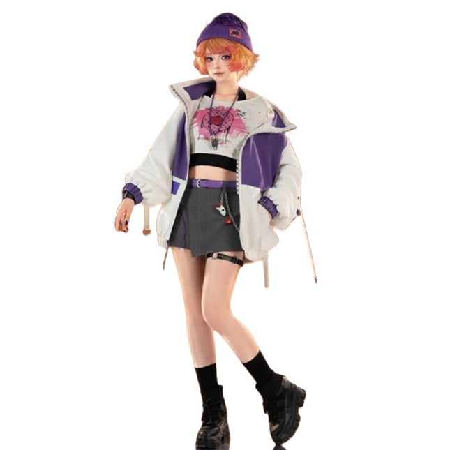 Monenjoy IdentityV BLK Sentai Mechanical Engineer (BLK.TRACY) Cosplay Costume Complete Set | Highly accurate reproduction with 5 accessories included Best value for money