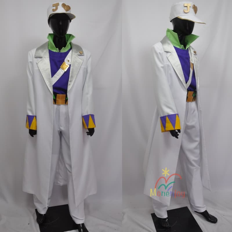 Monenjoy　ジョジョの奇妙な冒険　空条承太郎　コスチューム　舞台服　空条徐倫　コスプレ衣装　白色セット　コスチューム　イベント
