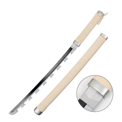Monenjoy 鬼滅の刃 日輪刀 鬼狩り 我妻 善逸 77cm　グッズ 剣戟奇譚 竈門 和風 大正時代 子供用 コスプレ 舞台 おもちゃ 木 イベント 祭り - Monenjoy