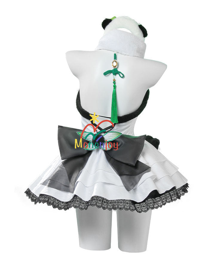 Monenjoy NARAKA: BLADEPOINT シンミョウ 武者 沈妙 コスプレ衣装　シンミョウ　パンダ印象服　GS1321 - Monenjoy