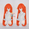 Monenjoy　ゼンレスゾーンゼロ オルペウス　鬼火　オレンジ色　ウィッグ　鬘　Zenless Zone Zero  　コスプレ道具　アクセサリー