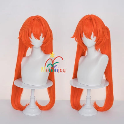 Monenjoy Zenless Zone Zero Orpheus Will-o'-the-Wisp Orange Wig Zenless Zone Zero Cosplay Props Accessories