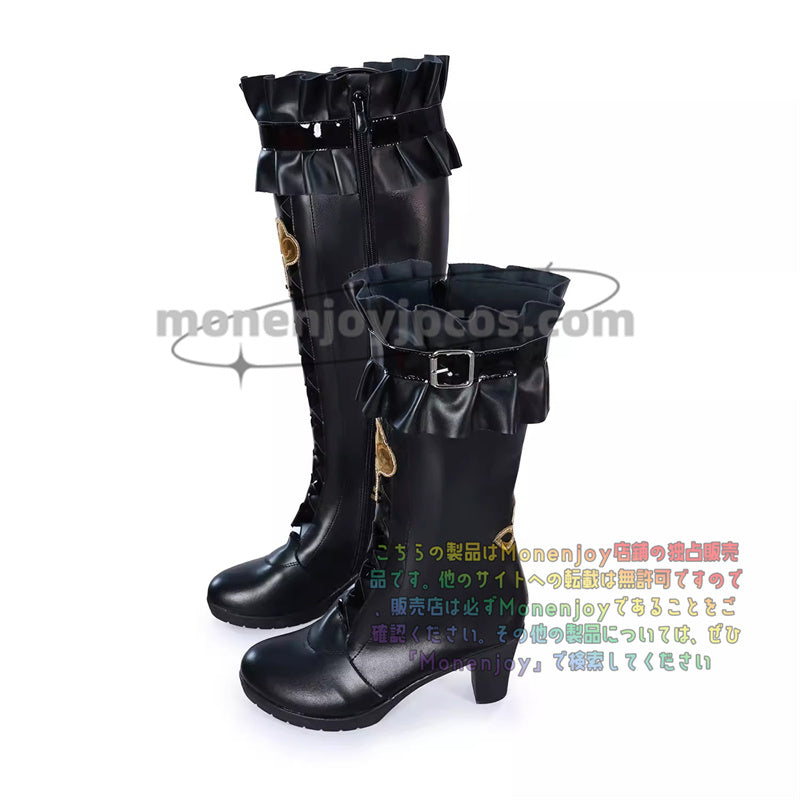 Monenjoy 崩壊スターレイル マダムヘルタ 靴　コスプレ道具　スパッツブーツ　デザイン　オーダーメイド - Monenjoy