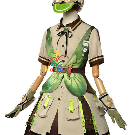Monenjoy　インフィニティニキ 　森の蝶との戯れ コスプレ衣装 ワンピース　洋服　イベント　帽子付GS1226 - Monenjoy