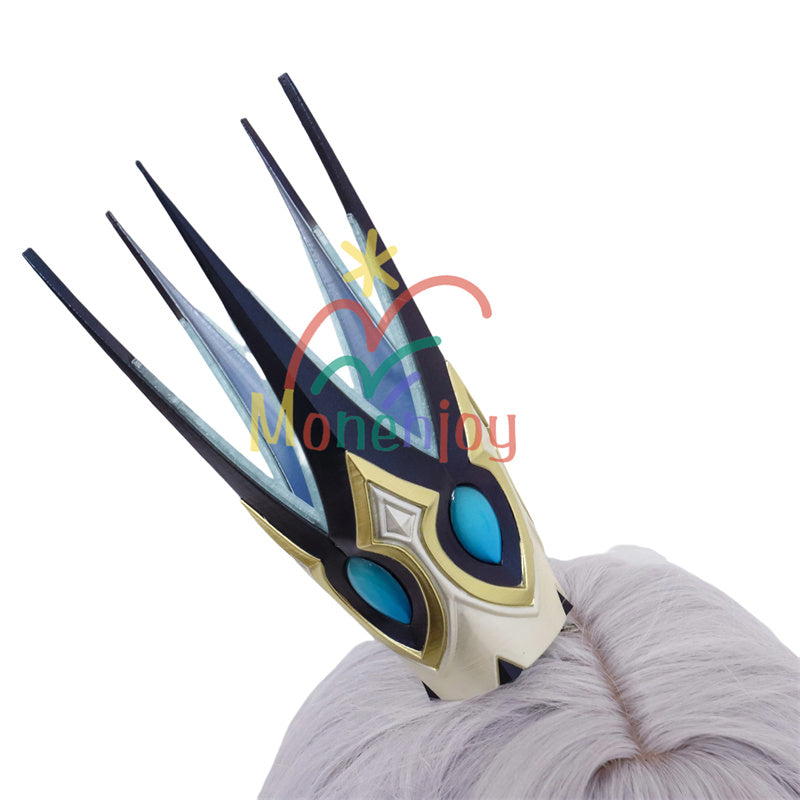 Monenjoy　崩壊スターレイル 　ケリュドラ　コスプレ道具　王冠　16.5cm　法杖　Cerydra　95cm　クイーンスタッフ オクヘイマ　女王の儀式杖  UVレジン製　炎冠 独裁官 女皇 総帥 カイザー