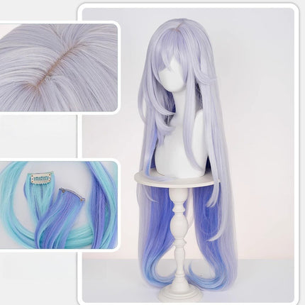 Monenjoy Genshin Impact Scark Wig, Coming of the Void Star, 100cm, Cosplay Prop