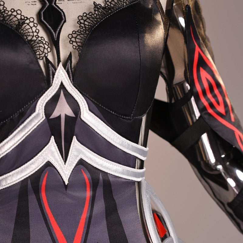 Monenjoy 原神 ロノヴァ　Ronova　 コスプレ衣装　死の執政　魔神　3d樹脂製パーツ　ワンピース　コスチューム