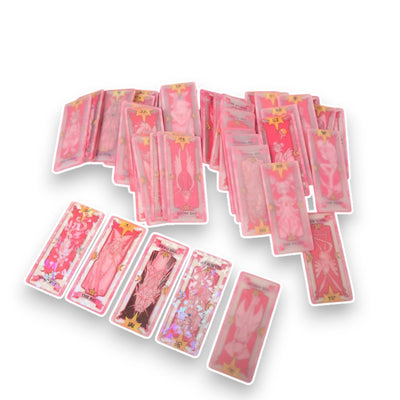 Monenjoy カードキャプターさくら　カードキャプター　54枚　呪文　クロウカード　11cm　さくらカード　クリアカード　クロウカード編 木之本桜　萌グッズ　アクセサリー　おもちゃ　アクリル板　　さくらカード編　 - Monenjoy