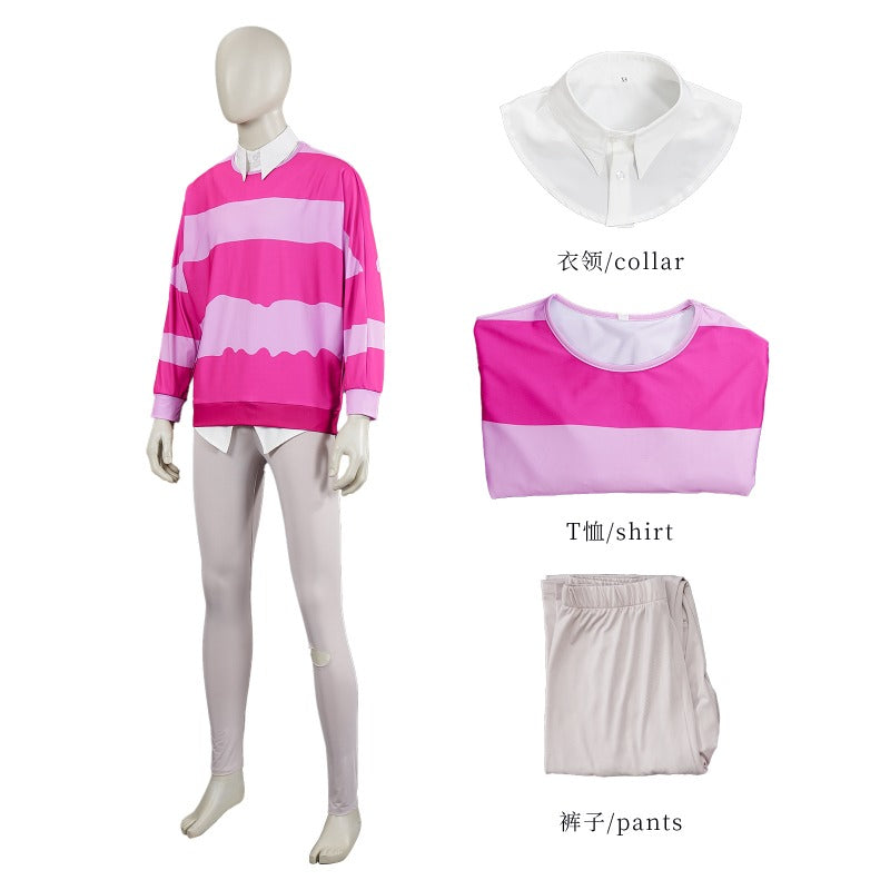 เพลิดเพลินไปกับ KPOP Girls! ชุดคอสเพลย์ Demon Hunters Saja Boys Rose Pink สำหรับงานอีเวนต์