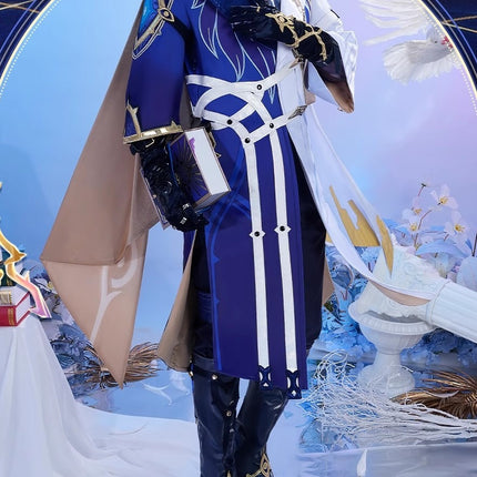 Monenjoy 崩壊 スターレイル サンデー コスチューム　書の道具付　コスプレ衣装　合金パーツ　イベント　仮装 - Monenjoy