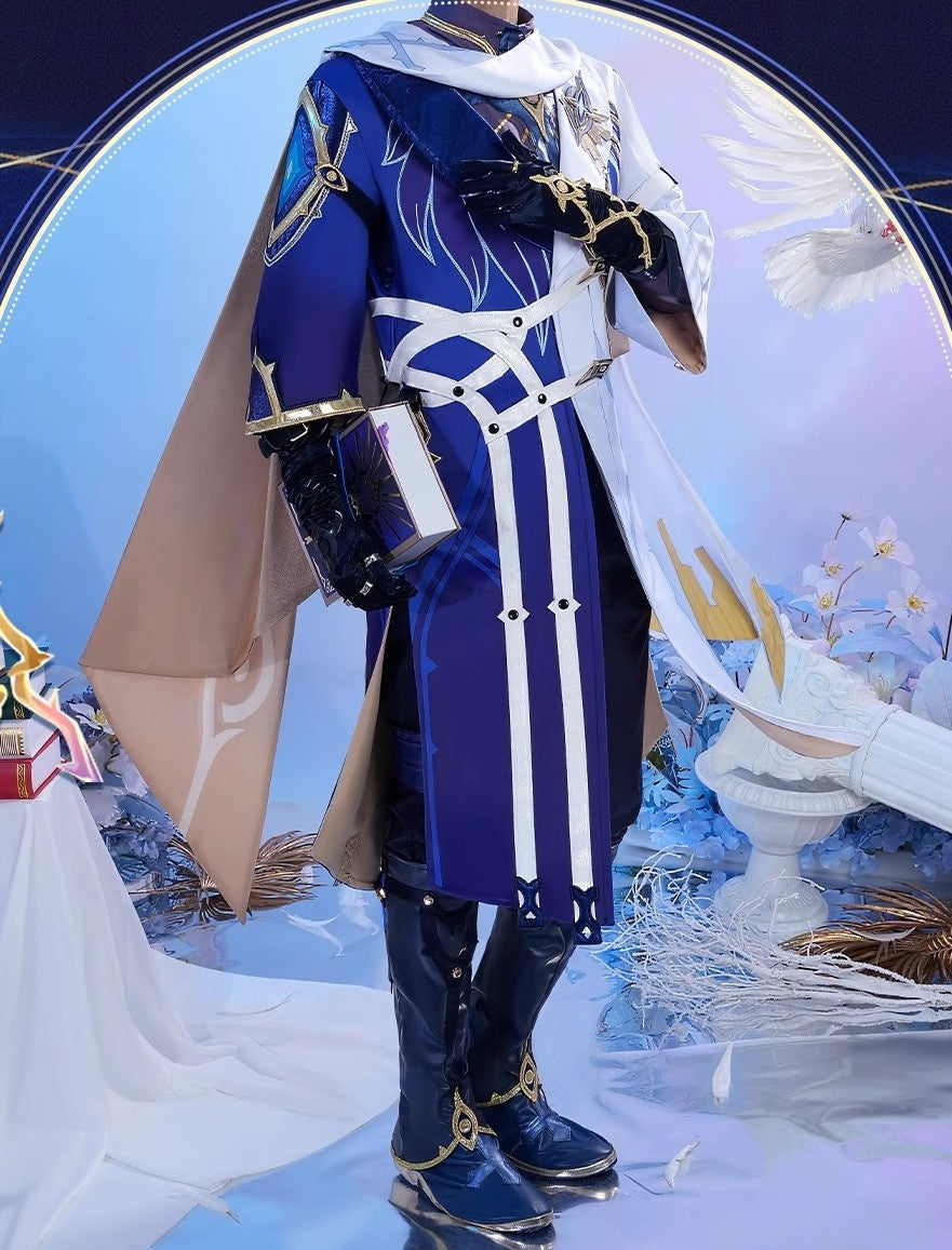 Monenjoy 崩壊 スターレイル サンデー コスチューム　書の道具付　コスプレ衣装　合金パーツ　イベント　仮装 - Monenjoy