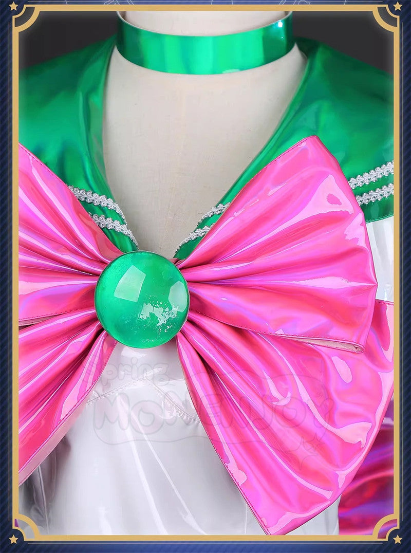 Monenjoy 美少女戦士セーラームーン SuperS　木野まこと　コスプレ衣装　コスチューム　 セーラージュピター　セーラースーツ Ver　GS1383　 - Monenjoy