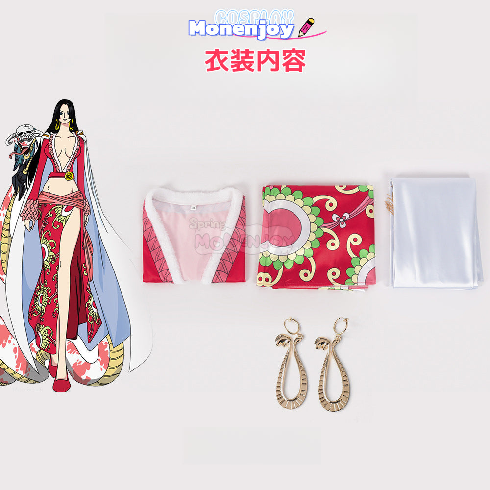 Monenjoy　onepiece　ワンピース　海賊女帝　ボア・ハンコック 九蛇海賊団　 船長　コスプレ衣装GS1267 - Monenjoy