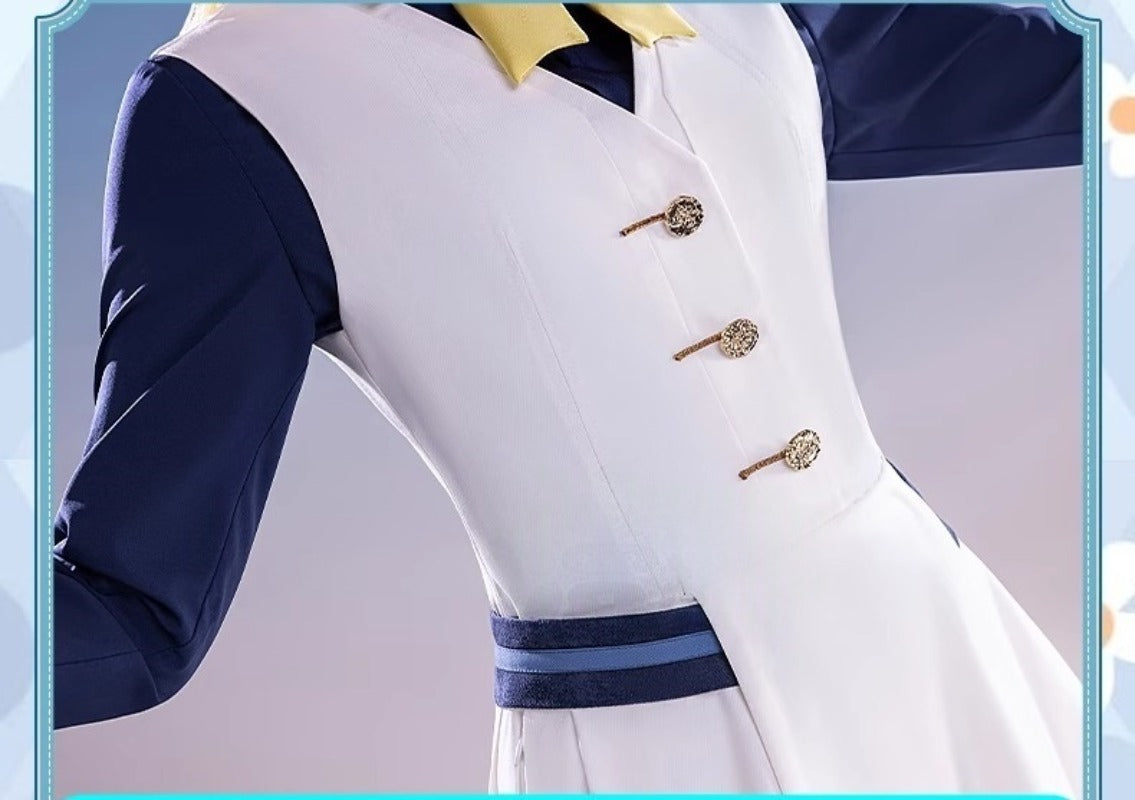 Monenjoy Silent Witch Monica Everett School Uniform Cosplay Costume Luxury Magician Dress 