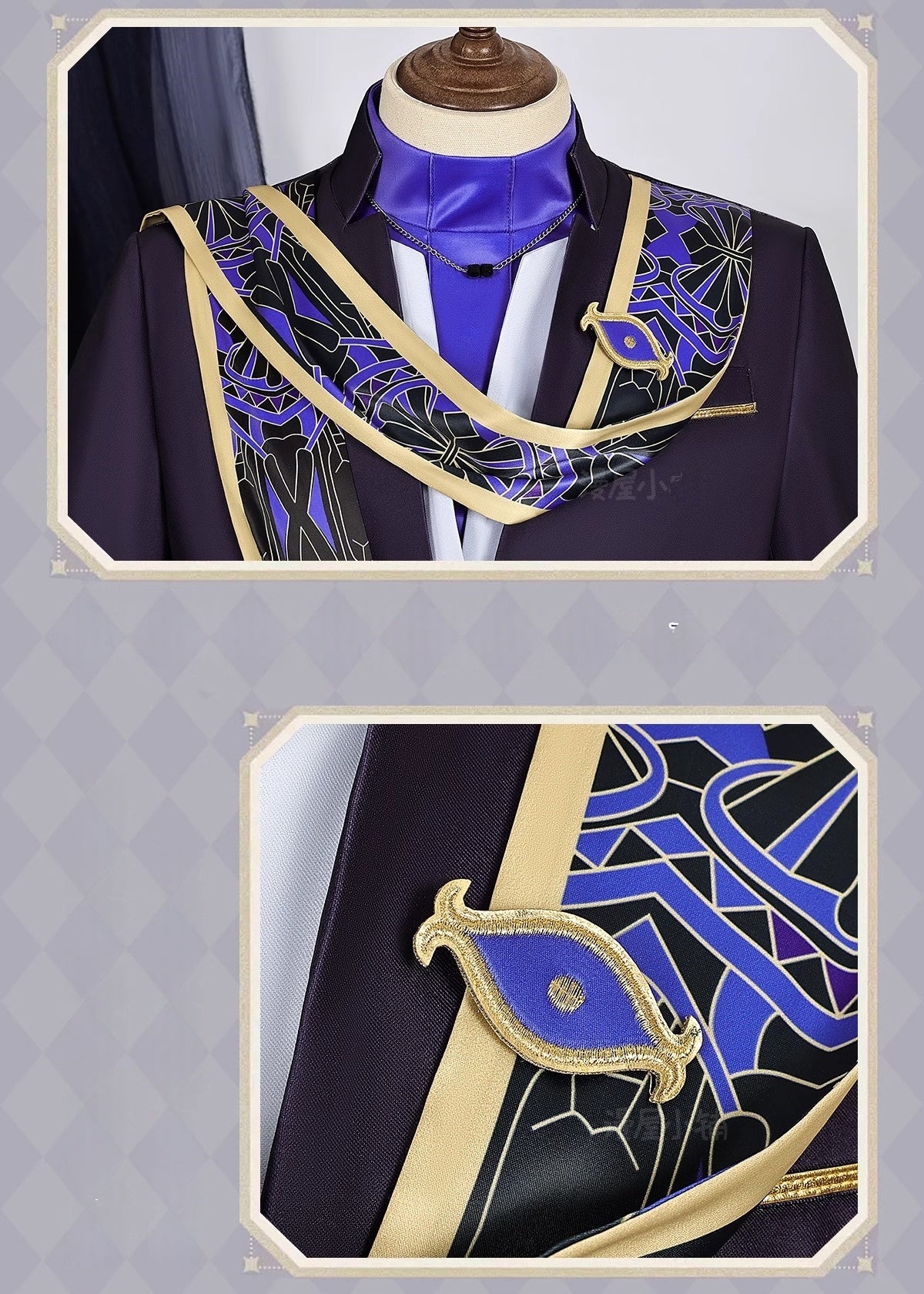 Monenjoy 原神 璀夜華宴シリーズ　セノ 礼服　スーツ　コスプレ衣装　イヤリング付き　栄華のバトルアリーナ　イベント - Monenjoy