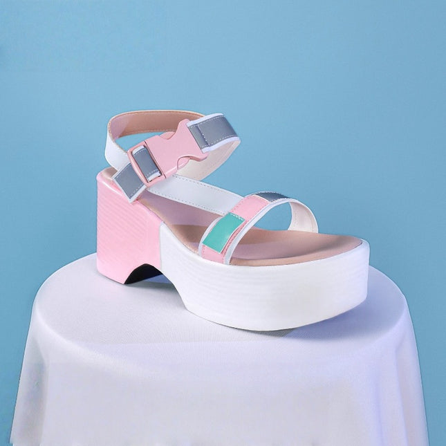 Monenjoy Zenless Zone Zero Ukinami Yuzuha Sandals Swimsuit Cosplay Props Accessories Pink Summer Dream Story Zenzero Summer and Swimsuit