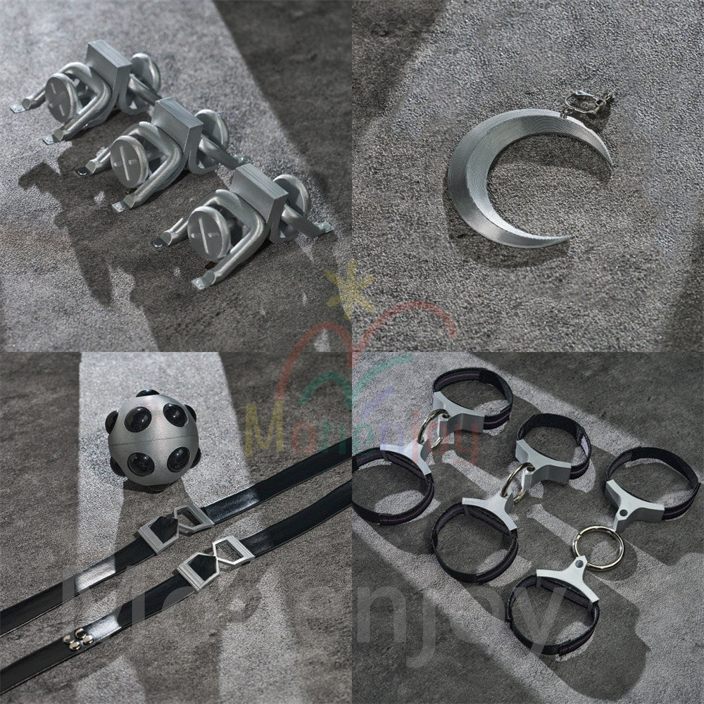 Monenjoy　ゼンゼロ　プロメイア コスプレ衣装　3d樹脂製パーツ　Promeia　人工革　クランプスの黒枝　腿カバー付　イベント対応 MONENJOY