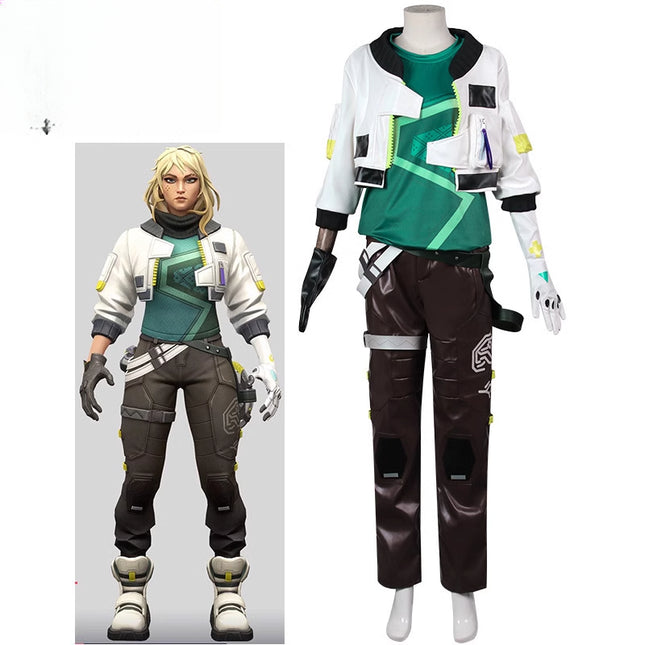 「受注商品」Monenjoy ヴァロラント デッドロック　コスプレ衣装　Valorant cosplay　コスチューム　男女兼用 - Monenjoy