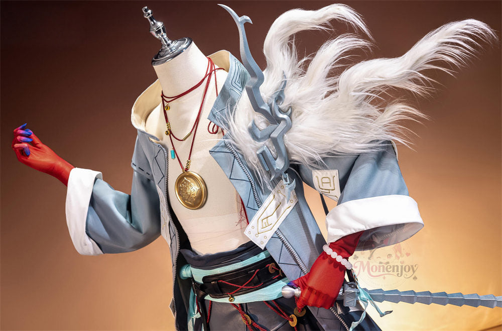 Monenjoy アークナイツ 2026 音律聯覚 余（ユー）戯中身 コスプレ衣装 ケープ・武器追加対応 コスチューム Monenjoy