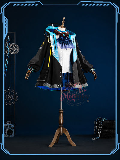 Monenjoy アークナイツ アーミヤ コスプレ衣装 高再現度 豪華仕様 コスチュームセット イベント・撮影用