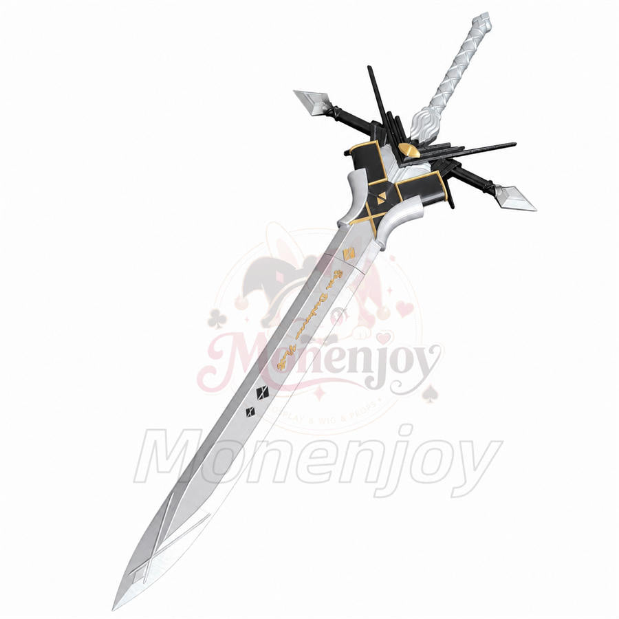 Monenjoy アークナイツ 瑕光（ブレミシャイン）コスプレ武器｜西洋剣125cm＋盾90cm PLA製 レプリカモデル