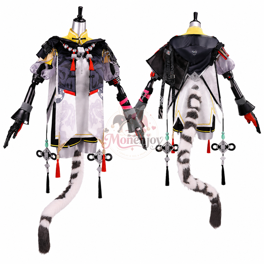 Monenjoy　アークナイツ　 エンドフィールド　タンタン　コスプレ衣装　尻尾＋耳飾付　アークナイツ　イベントハロウィン MONENJOY