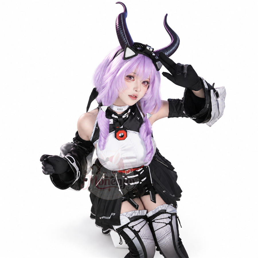 納品　Monenjoy アークナイツ：エンドフィールド ティフォロス コスプレ衣装｜3D PLAパーツ・角付き MONENJOY