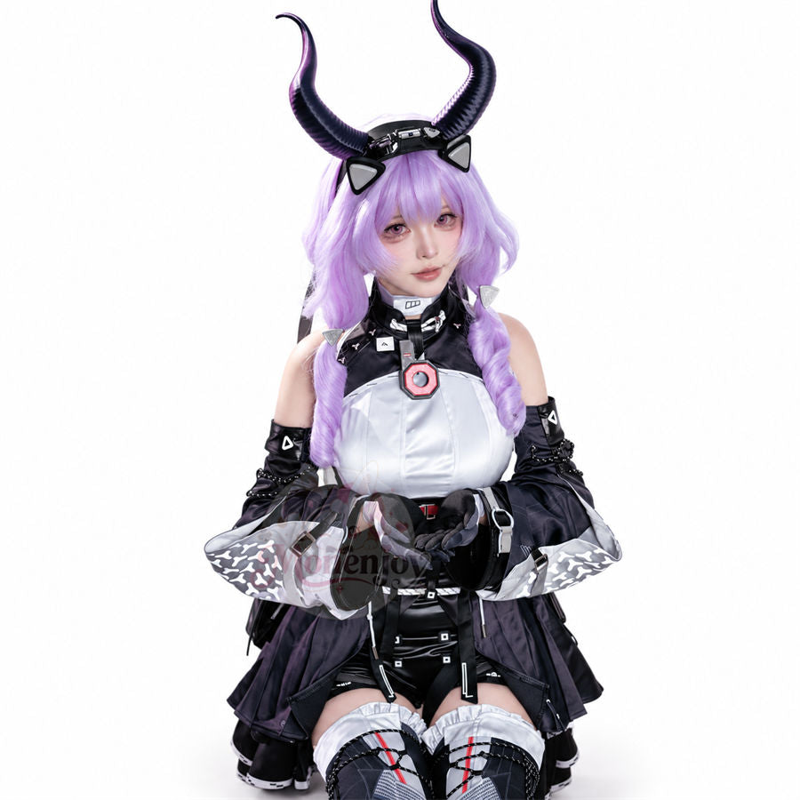 納品　Monenjoy アークナイツ：エンドフィールド ティフォロス コスプレ衣装｜3D PLAパーツ・角付き MONENJOY