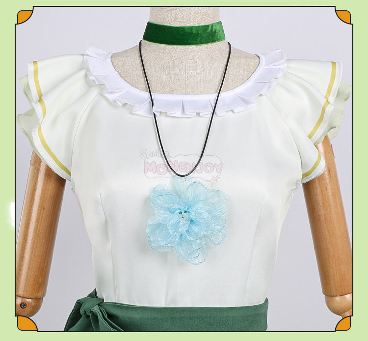 Monenjoy　中国コラボ 葬送のフリーレン×KFC　コスプレ衣装　ワンピース　コスチューム - Monenjoy